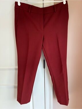 Ann Taylor Factory Burgundy Women's Dress Pants